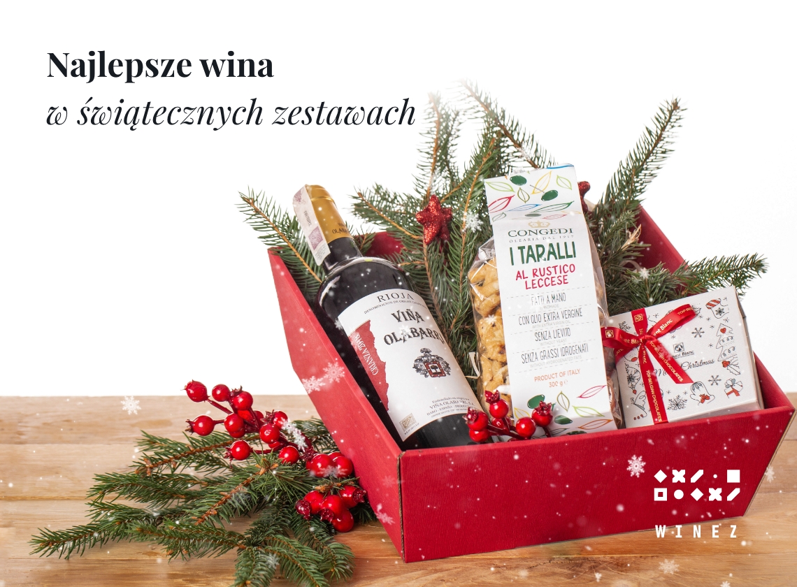 Zestawy win na prezent - świąteczna oferta Winez